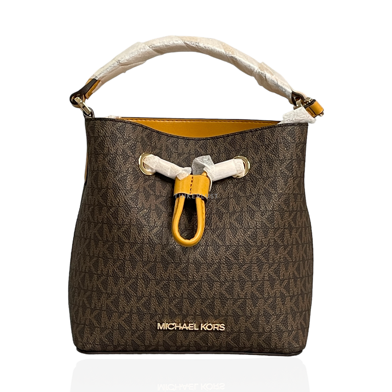 tas sling bag Michael Kors 35T0GU2C0B Suri Small Marigold Bucket Sling Bag Tinkerlust
